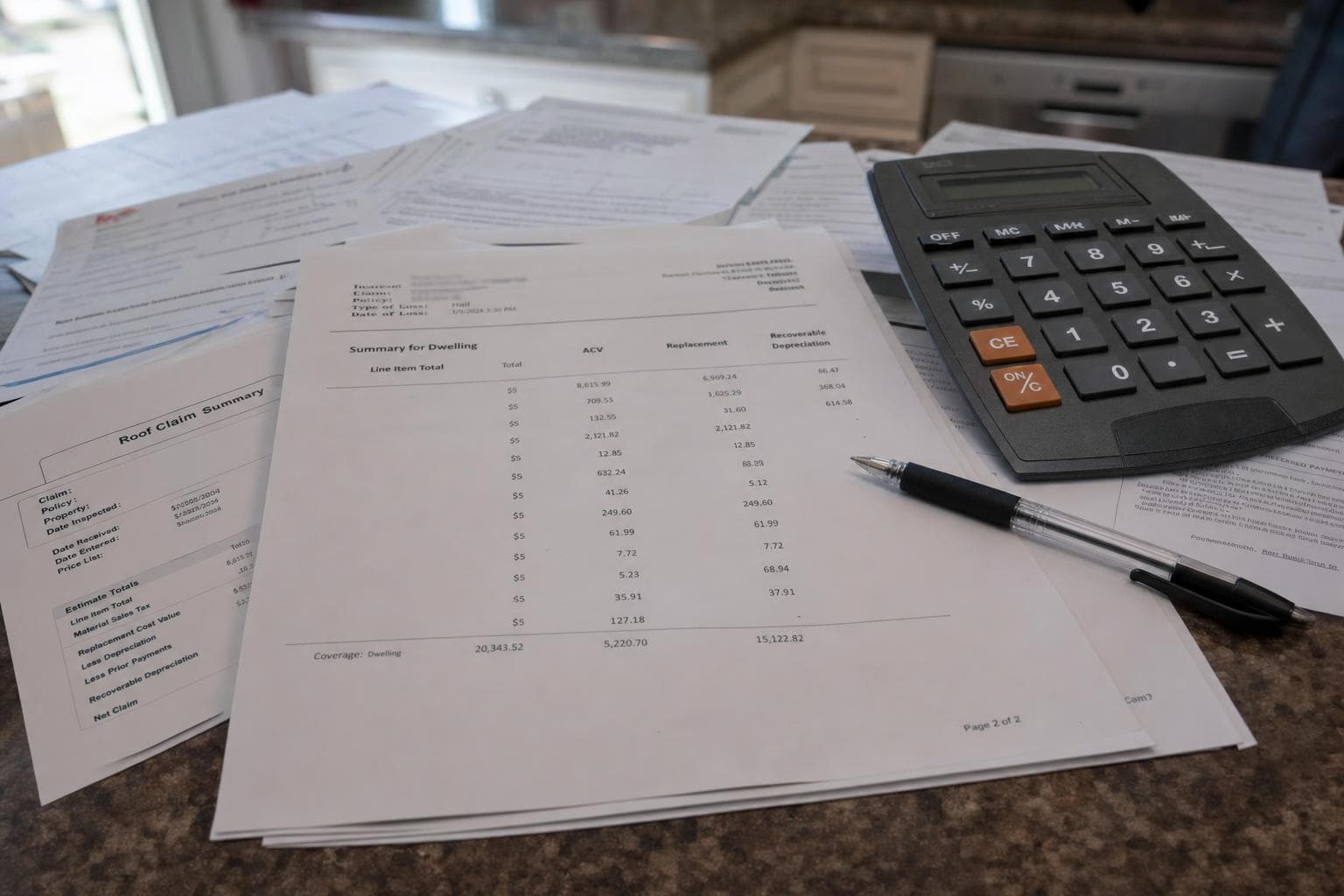 ACV vs RCV Roof Coverage in California: What You Actually Get Paid