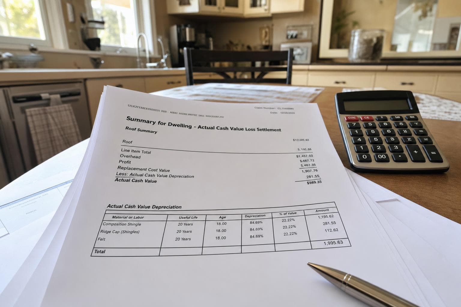 ACV vs RCV Roof Coverage in Ohio: What You Actually Get Paid