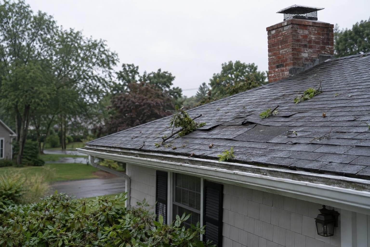 Storm Damage Roof in Massachusetts: What to Do in the First 48 Hours