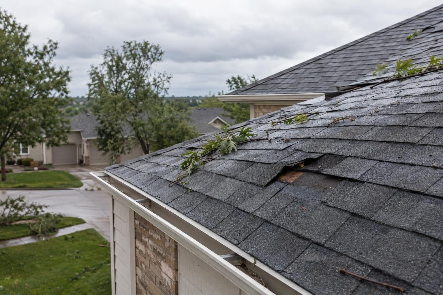 Storm Damage on a Nebraska Roof: What to Do in the First 48 Hours