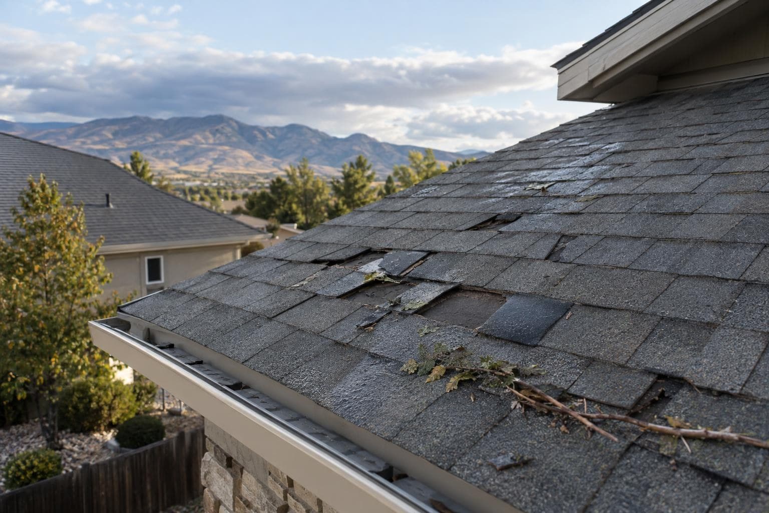 Storm Damage on a Nevada Roof: What to Do in the First 48 Hours