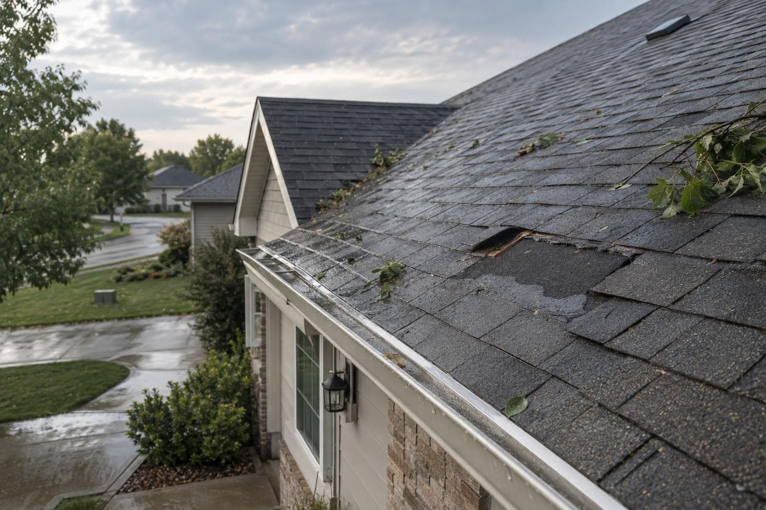 Storm Damage on a North Dakota Roof: What to Do in the First 48 Hours