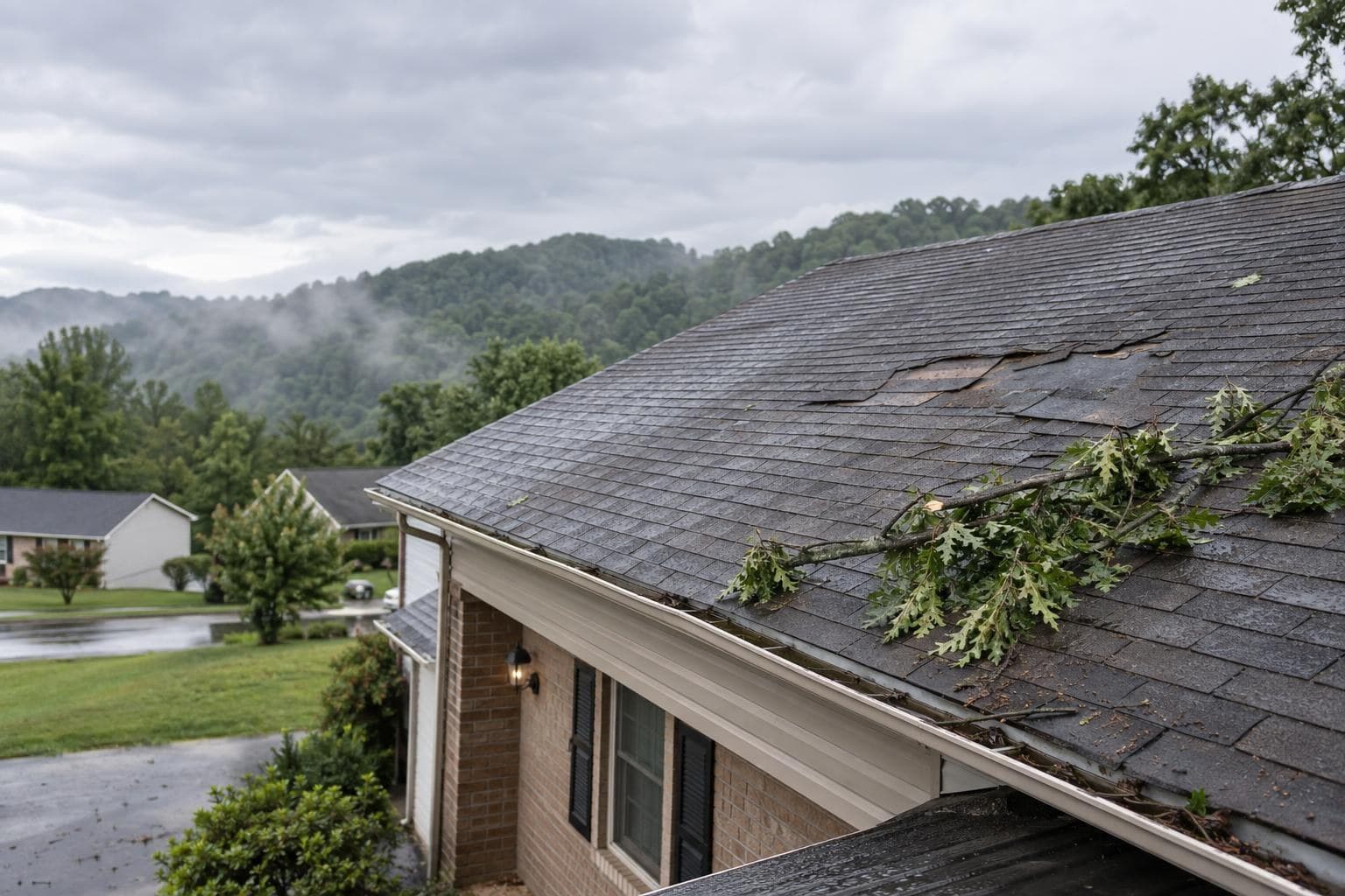 Storm Damage Roof in West Virginia: What to Do in the First 48 Hours