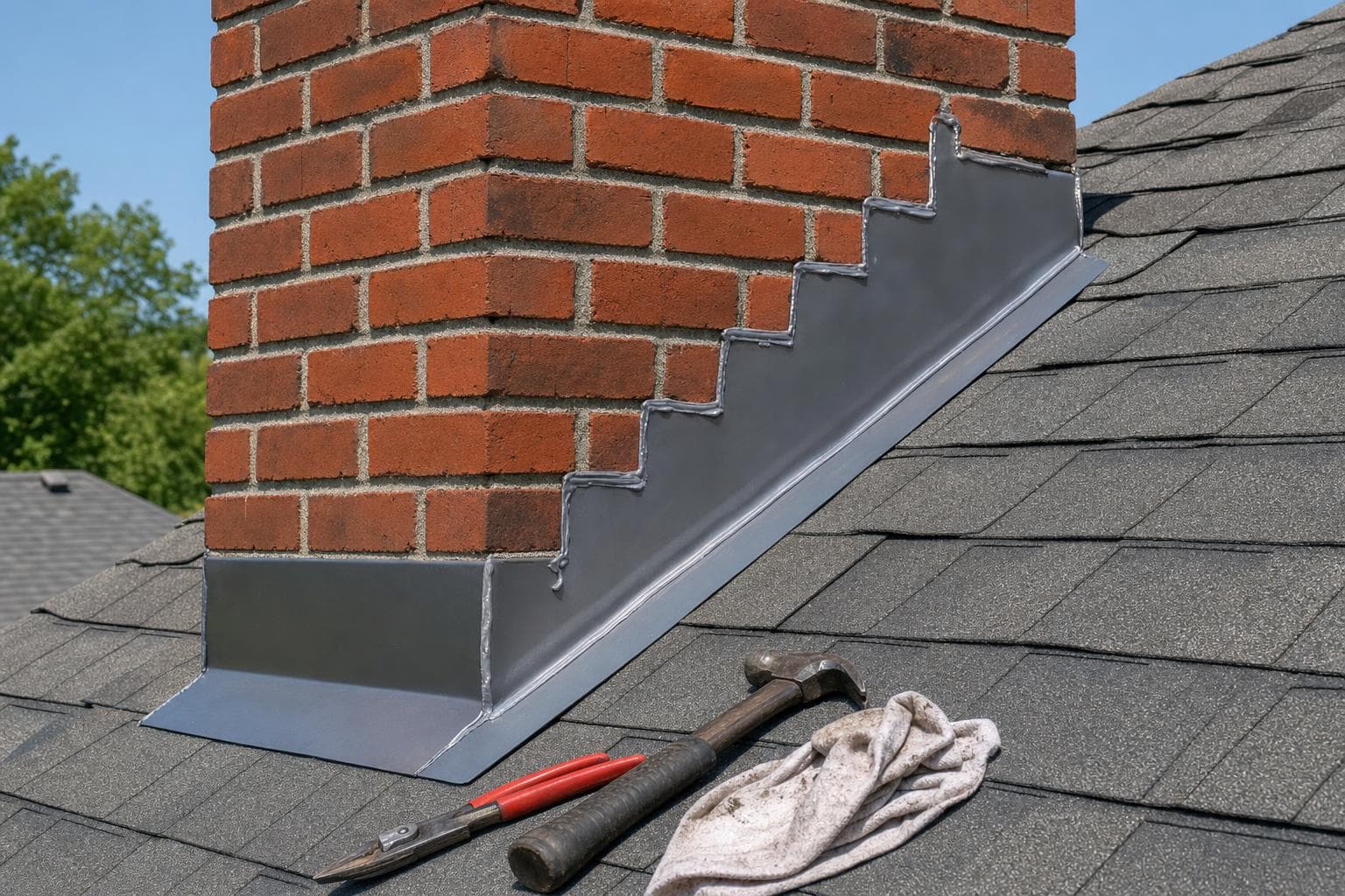 Roof Flashing Repair